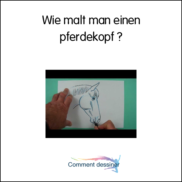 Wie malt man einen pferdekopf